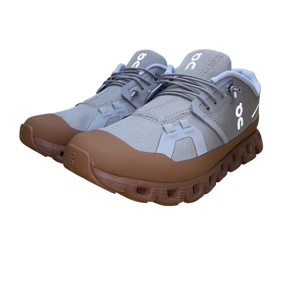 On Cloud Women’s Gray & Brown Breathable Swiss Engineering Running Shoes Sz W6.5 - Picture 3 of 7